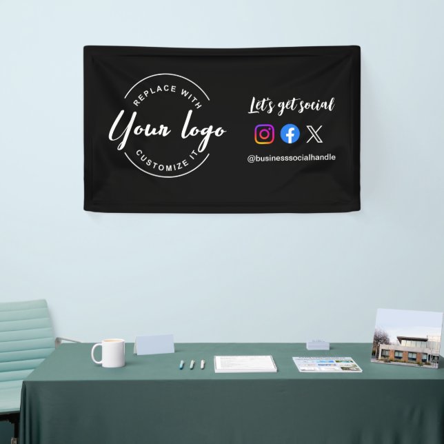 Lona Vamos a conseguir el logo del Personalizado del si (Feria)