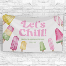 Vamos a relajarnos Fiesta de cumpleaños de paleta