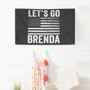 Lona Vamos Brenda a las elecciones de Bandera Americana