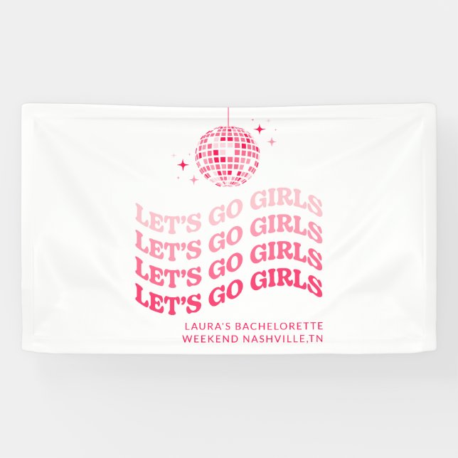 Lona Vamos Chicas - Bachelorette Party - Banner (Horizontal)