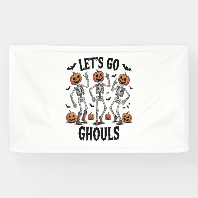 Lona Vamos Ghouls, qué gracioso (Horizontal)