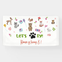¡Vamos pawty! cumpleaños de animales salvajes