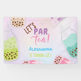 Lona Vamos por el cumpleaños del té bobba