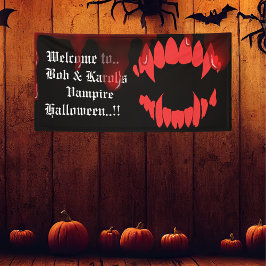 Lona Vampiros Bite Halloween Party