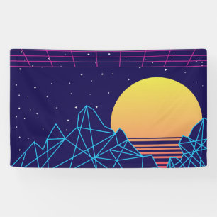 Lona Vaporwave Sunset