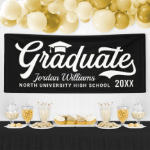 Varsity Graduate Negrita Script Negra