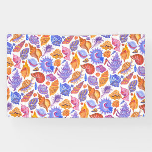 Lona Vegetación tropical brillante, patrón dibujado a m