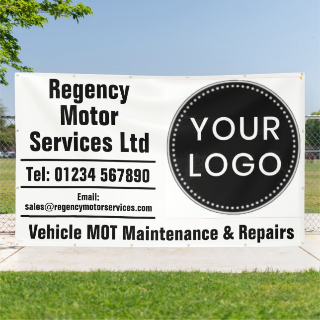 Lona Vehicle Maintenance Garage with Your Logo (Afuera)