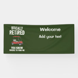 Lona Vehículo de retiro de golf para golfistas