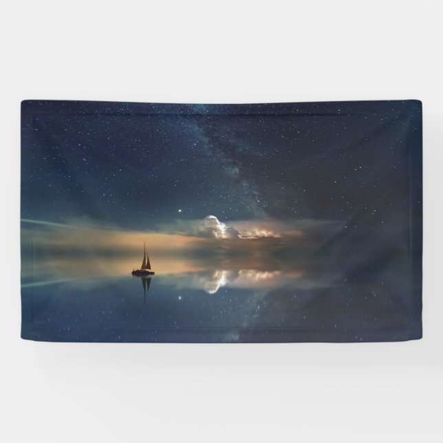 Lona Vela lejos de las nubes (Horizontal)