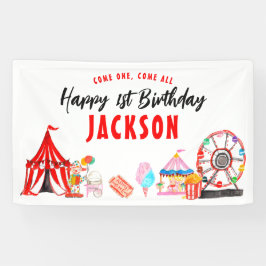 Lona Ven a todos los circos del Carnaval Mostrar niños 