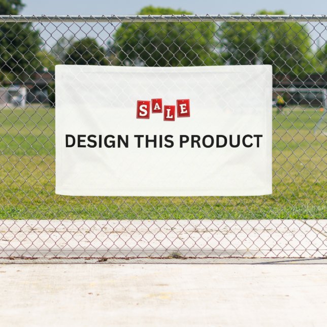 Lona VENTA! Banner - 3' x 5' - Exterior - Personalizado (In situ)