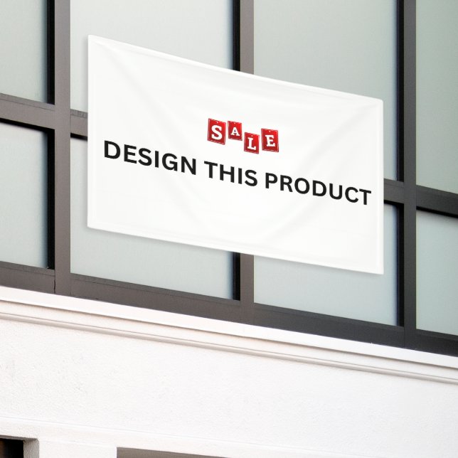 Lona VENTA! Banner - 4'x6' - Exterior - Personalizado (Edificio exterior)