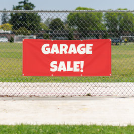 Lona ¡VENTA DE GARAGE! Banner