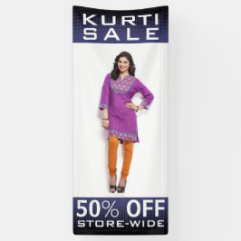 Lona Venta de Kurtis de moda india personalizada para m