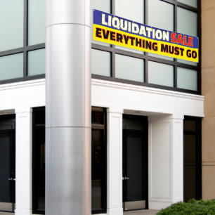 Lona Venta de Liquidación Todo Tiene que Salir Negocio