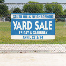 Venta de yard en el barrio comunitario