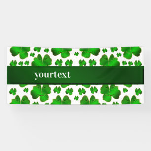 Lona verde, patricio, trébol, festivo, shamrock, santo,