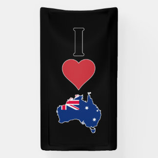 Lona Vertical I Love Australia / I Heart Australia