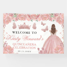 Vestido de Rosa Dorado Princesa de Quinceañera Pel