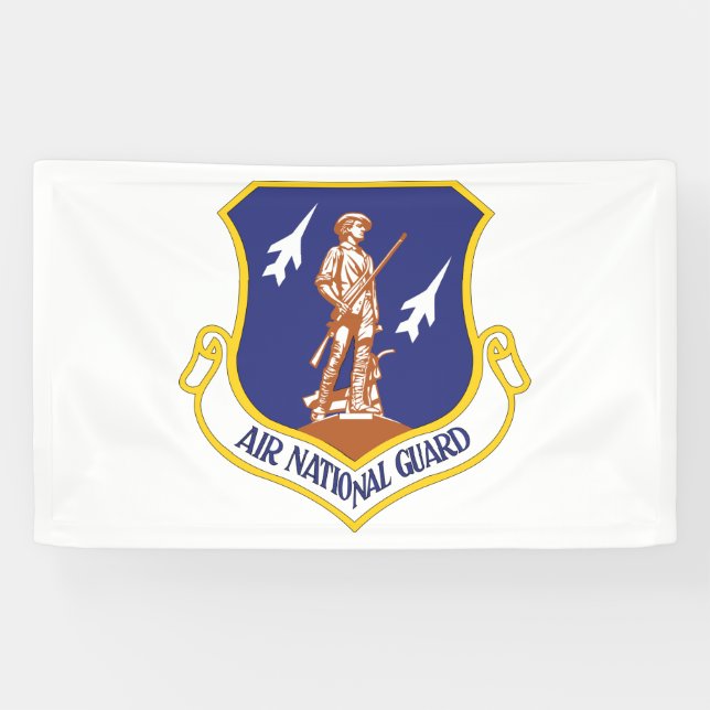 Lona Veterano Militar de la Guardia Nacional Aérea (Horizontal)