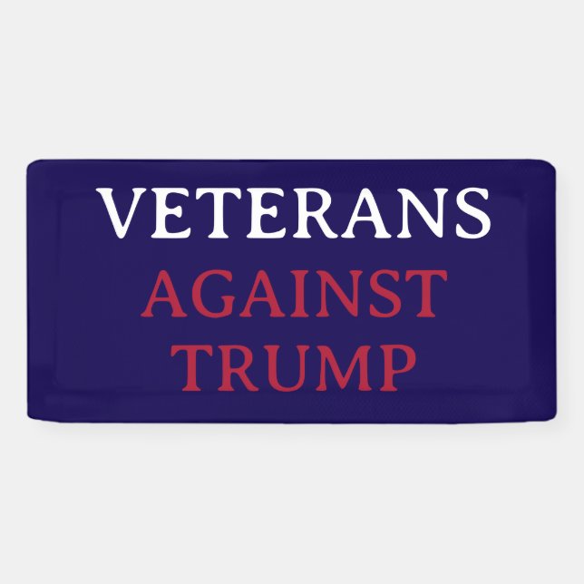 LONA VETERANOS CONTRA TRUMP (Horizontal)