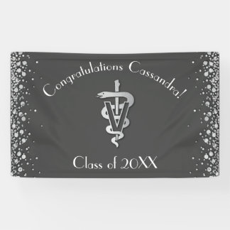 Lona Veterinarian Graduation Grey Silver