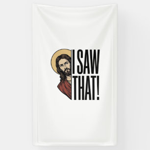 Lona Vi ese divertido diseño gráfico religioso_1