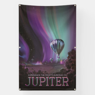 Lona Viajes de Júpiter por Auroras fuertes en globo aer