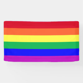 Lona Vibrant Colors LGBT LGBTQ+ Gay Pride Rainbow Flag