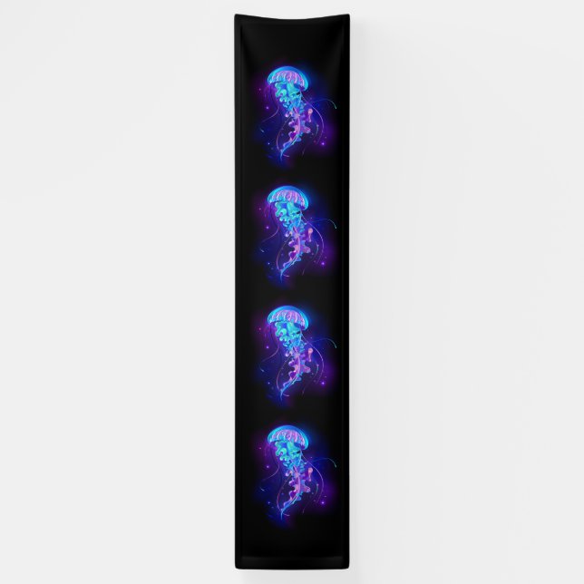Lona Vibrante color Glustre medusas (Vertical)