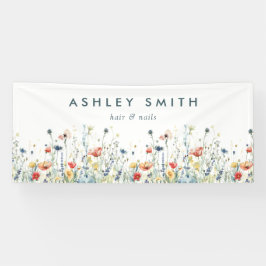 Lona Vibrante negocio de las flores silvestres