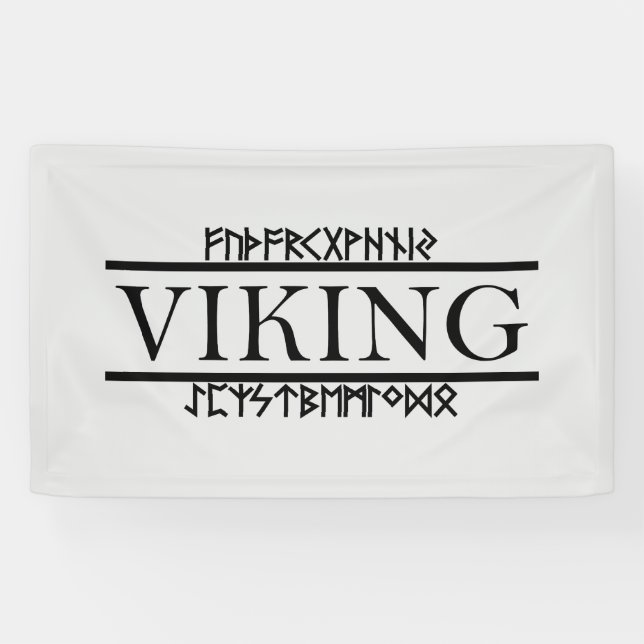 Lona Viking Corre Banner (Horizontal)