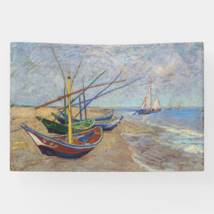 Lona Vincent van Gogh - Barcas de Pesca en la Playa