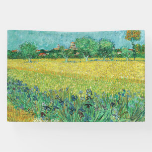 Lona Vincent van Gogh - Campo con lirios cerca de Arlés