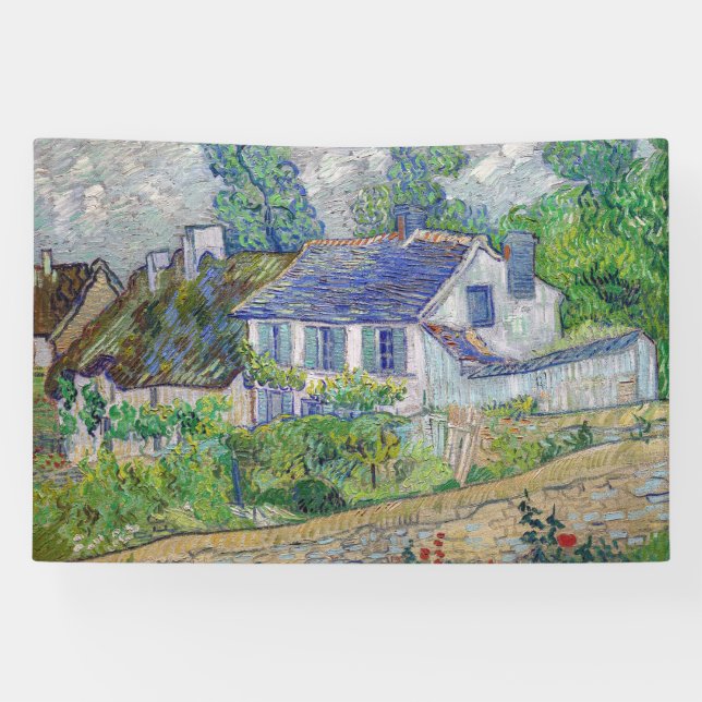 Lona Vincent van Gogh - Casas en Auvers (Horizontal)