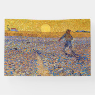 Lona Vincent van Gogh - El sembrador con el sol ponient