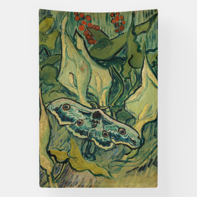Lona Vincent van Gogh - Giant Peacock Moth (Vertical)