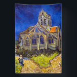 Lona Vincent van Gogh - La Iglesia de Auvers<br><div class="desc">Iglesia de Auvers / l'Eglise à Auvers-sur-oise por Vincent Van Gogh en 1890</div>