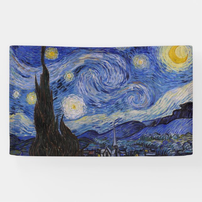 Lona Vincent Van Gogh - La noche estrellada (Horizontal)
