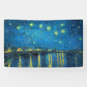 Lona Vincent Van Gogh Noche estrellada sobre el Ródano