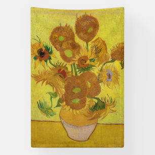 Lona Vincent van Gogh - Vase con quince girasoles