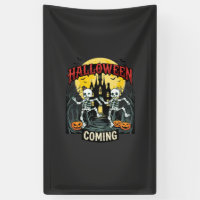Viniendo Halloween Esqueletos Bailando Castillo Ca