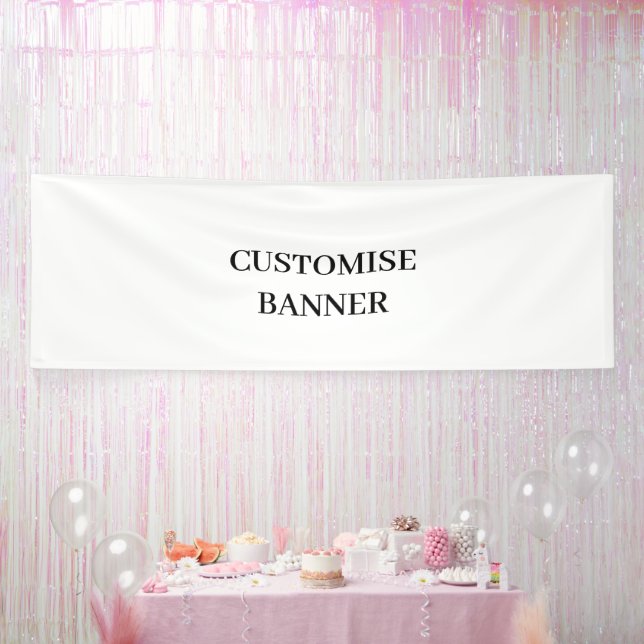 Lona Vinilo profesional interior, 4' x 12' personalizab (Fiesta)