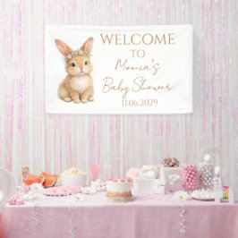 Lona Vintage Easter Bunny Rabbit Baby Watercolor