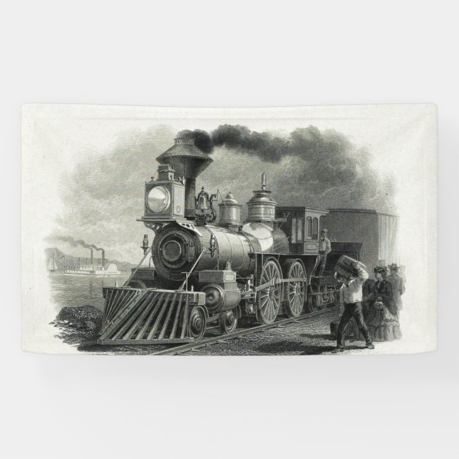 Lona Vintage Steam Train (Horizontal)