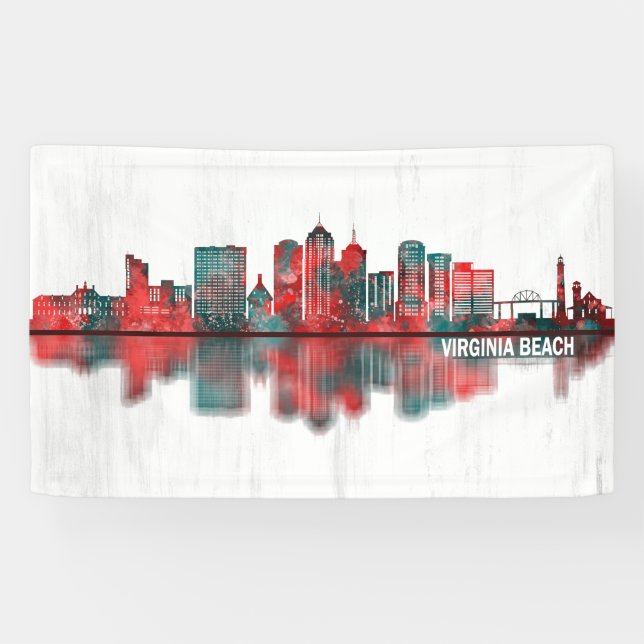 Lona Virginia Beach Skyline (Horizontal)