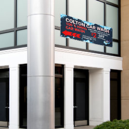 Lona Visible tráfico comercial de lavado de coches de g