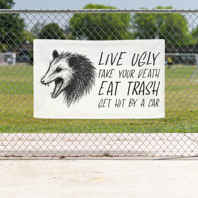 Lona Vivir Falso Falso Tu Muerte Comer Basura Graciosa  (In situ)