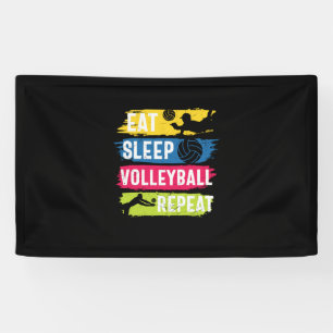 Lona Voleibol Comer voleibol de sueño repetido